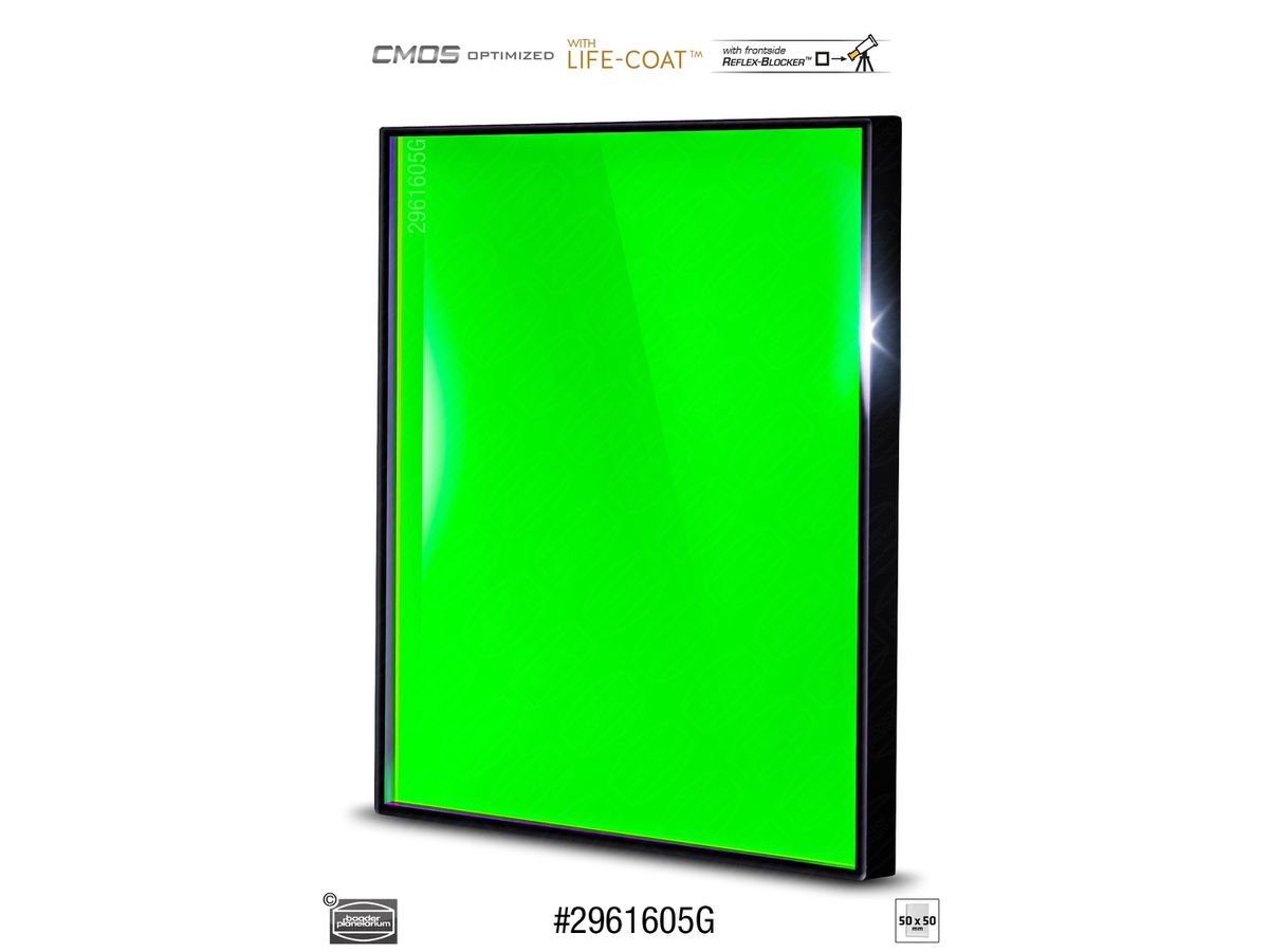RGB-G 50x50mm Filter  CMOS-optimized