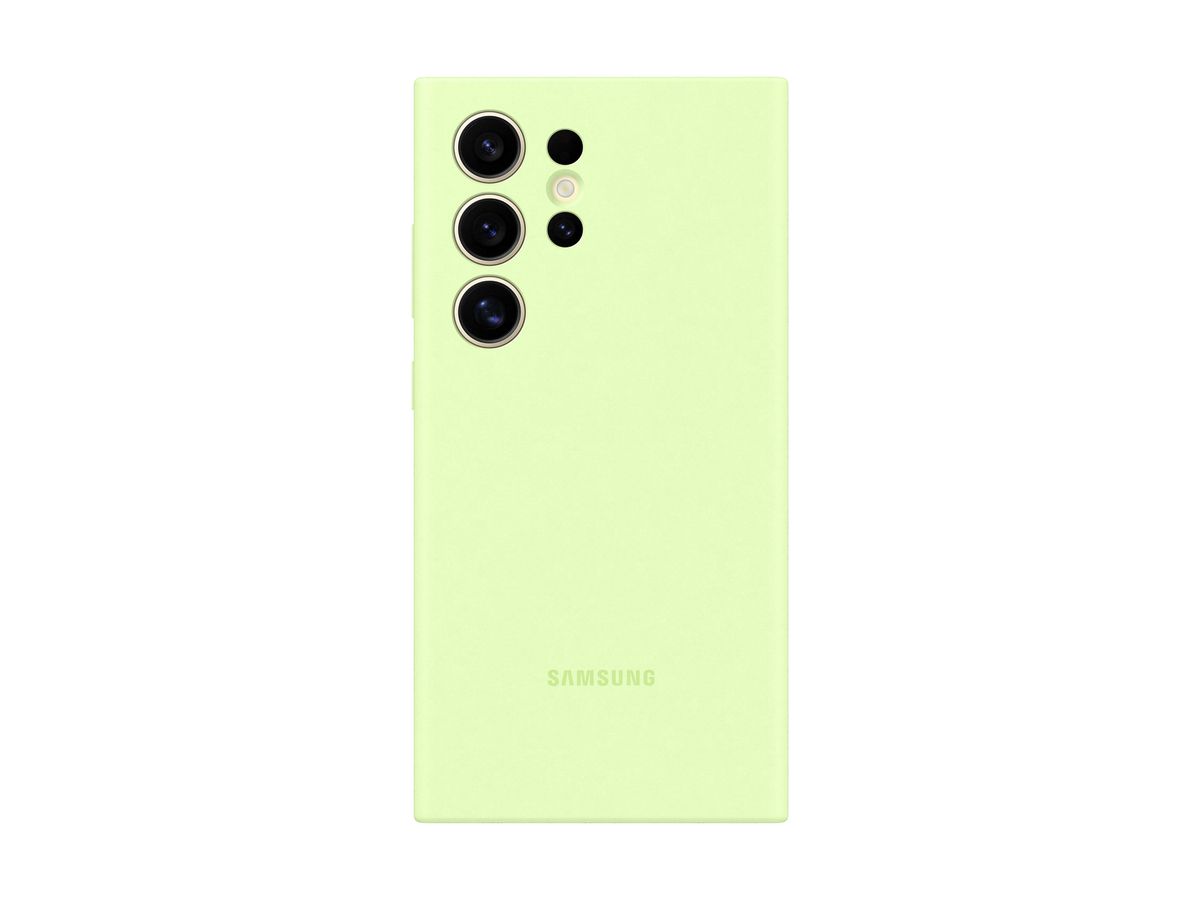 Samsung S24 Ultra Silicone Case Light Green