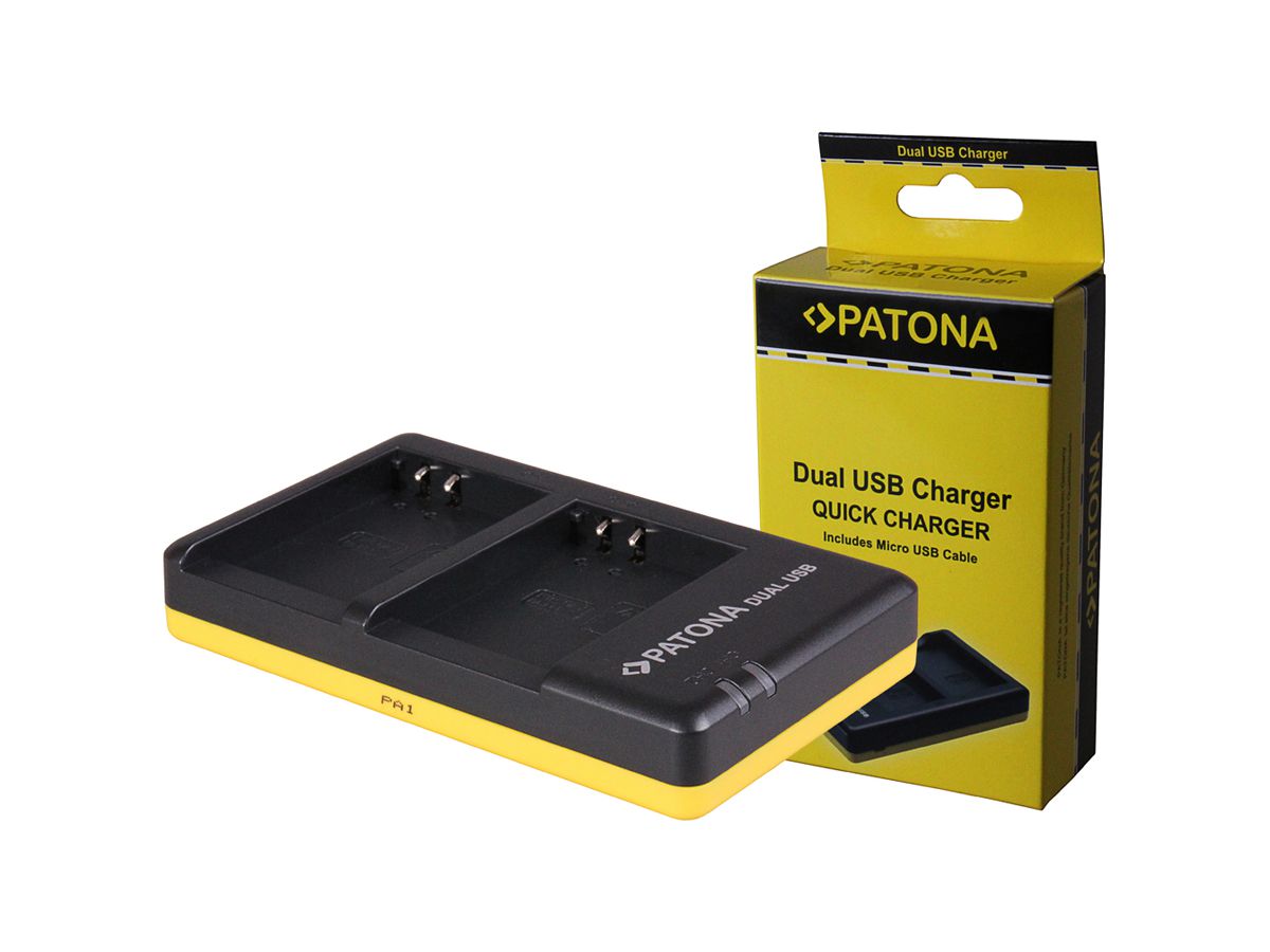 Patona Ladege. Dual USB Olympus BLN1
