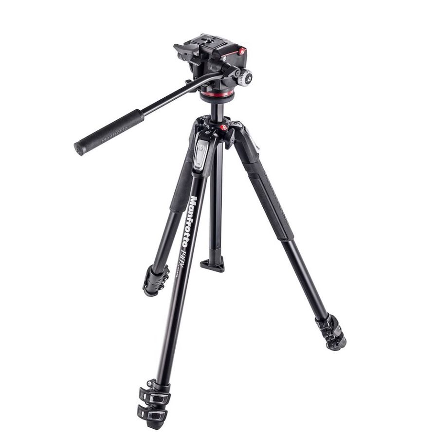 Manfrotto 190X Alu Tripod w/XPro Fluid H