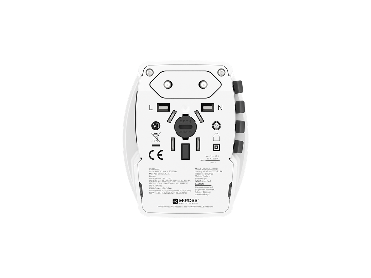 Skross MUV USB AC65PD