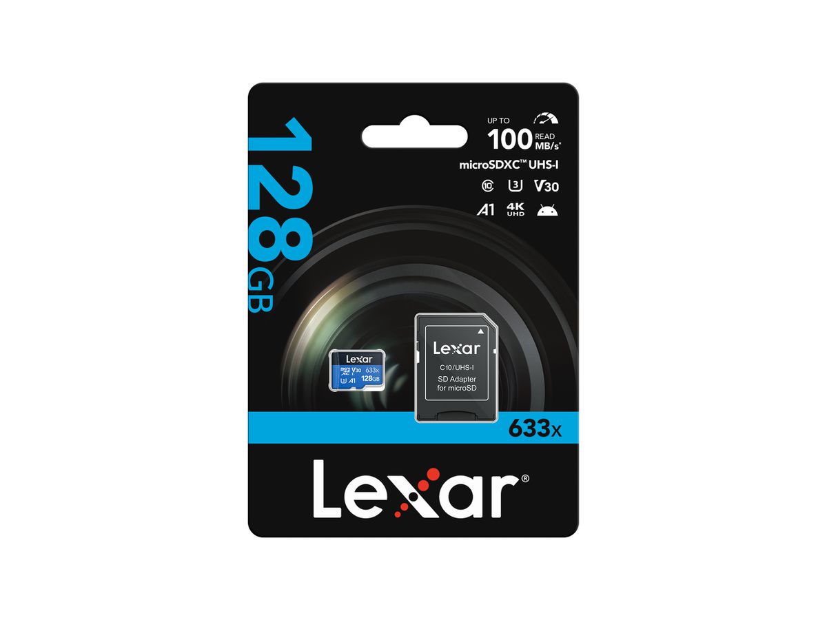Lexar micro SDXC 100MB/s 128GB Blue m.A