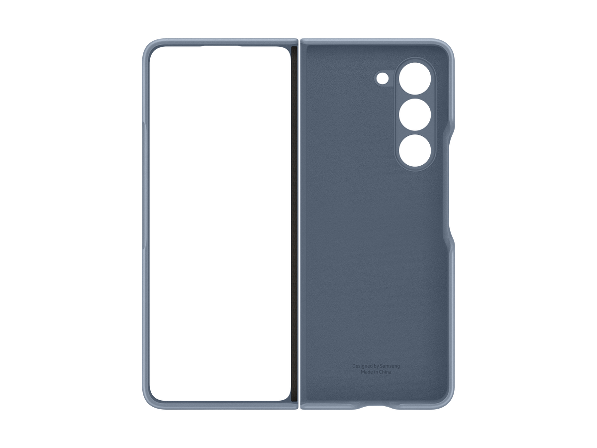 Samsung Fold 5 Eco-leather Case Blue