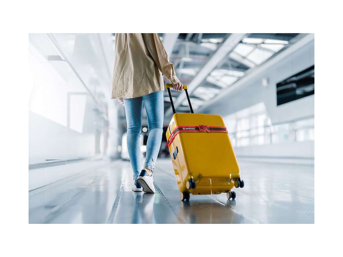 Skross Luggage Strap Red