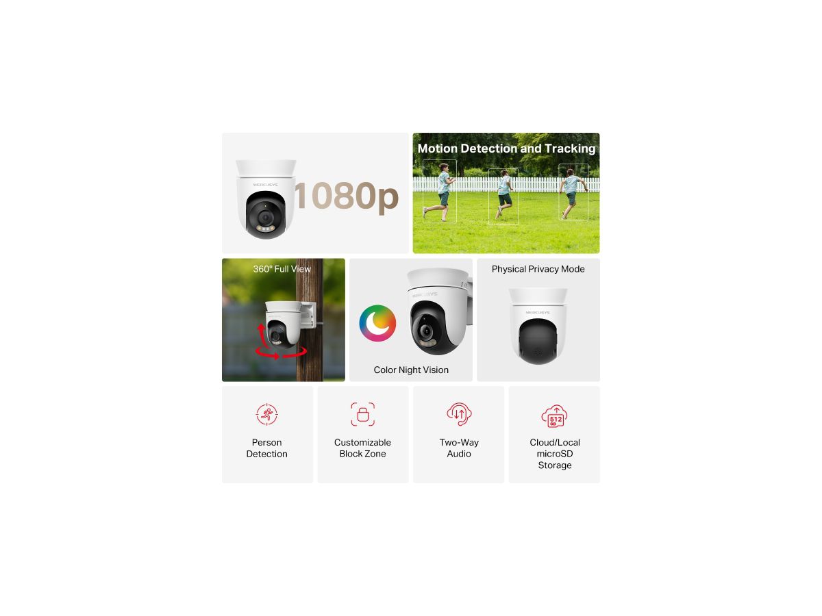 Mercusys Outdoor Security Wi-Fi Camera