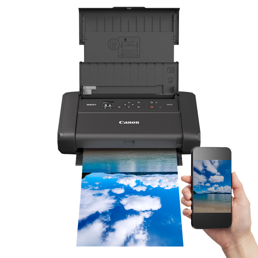 Canon MAXIFY BX110 with Battery