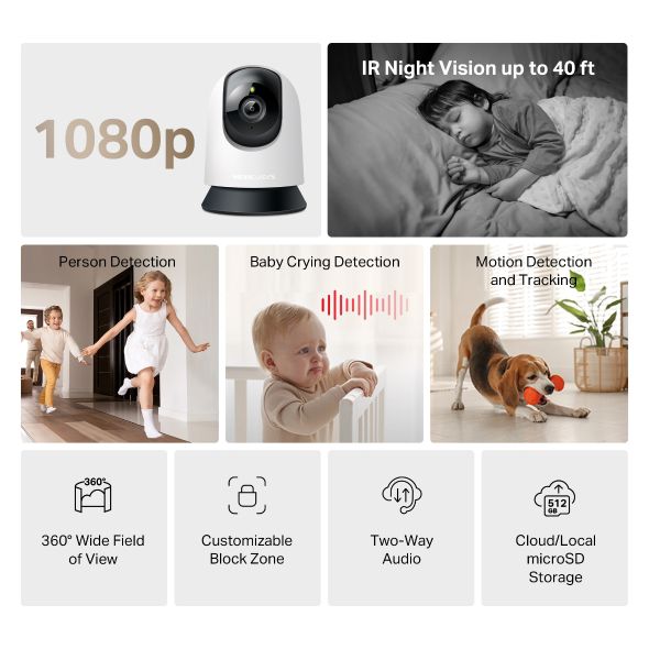 Mercusys Home Security Wi-Fi Camera