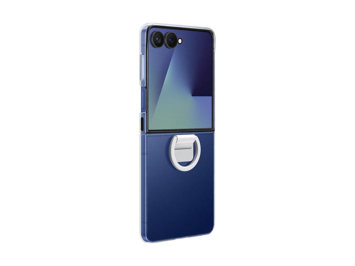 Samsung Flip 7 Ring Case Transparent