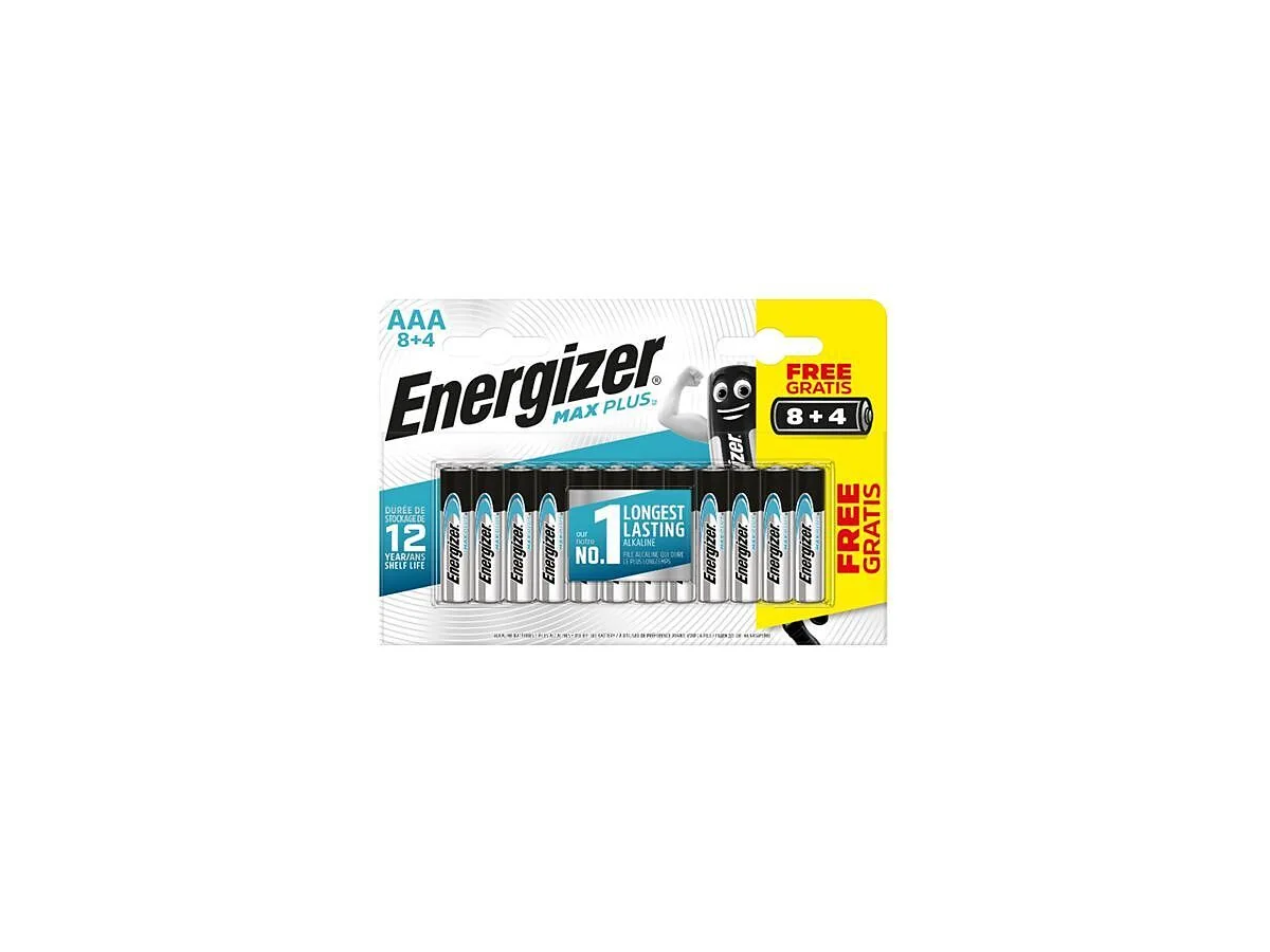 Energizer Max Plus  Micro AAA 8+4