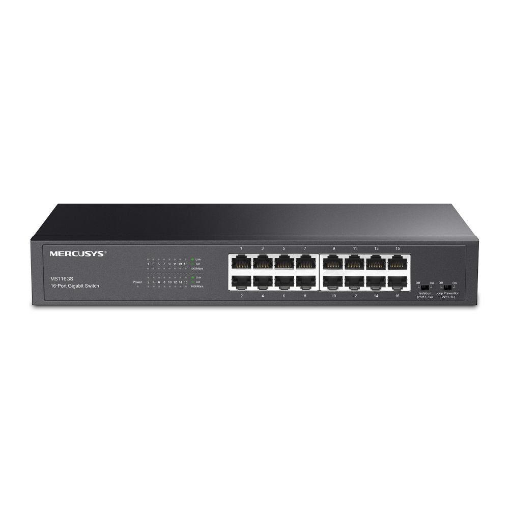 Mercusys 16-Port Gigabit Desktop Switch