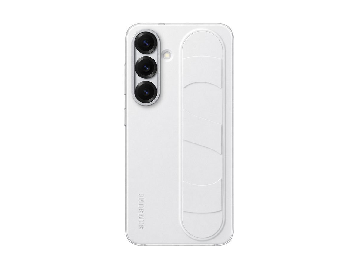 Samsung S25 Standing Grip Case White