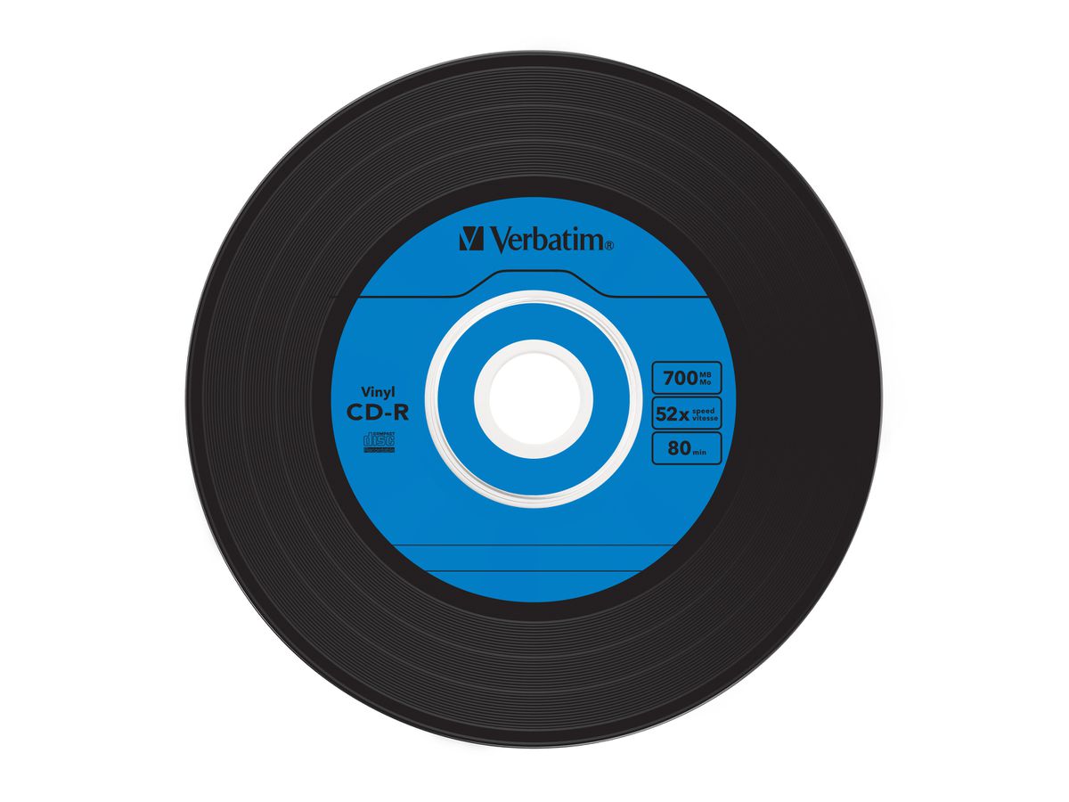 Verbatim CD-R Slim 700MB 52x Vinyl 10 Pk